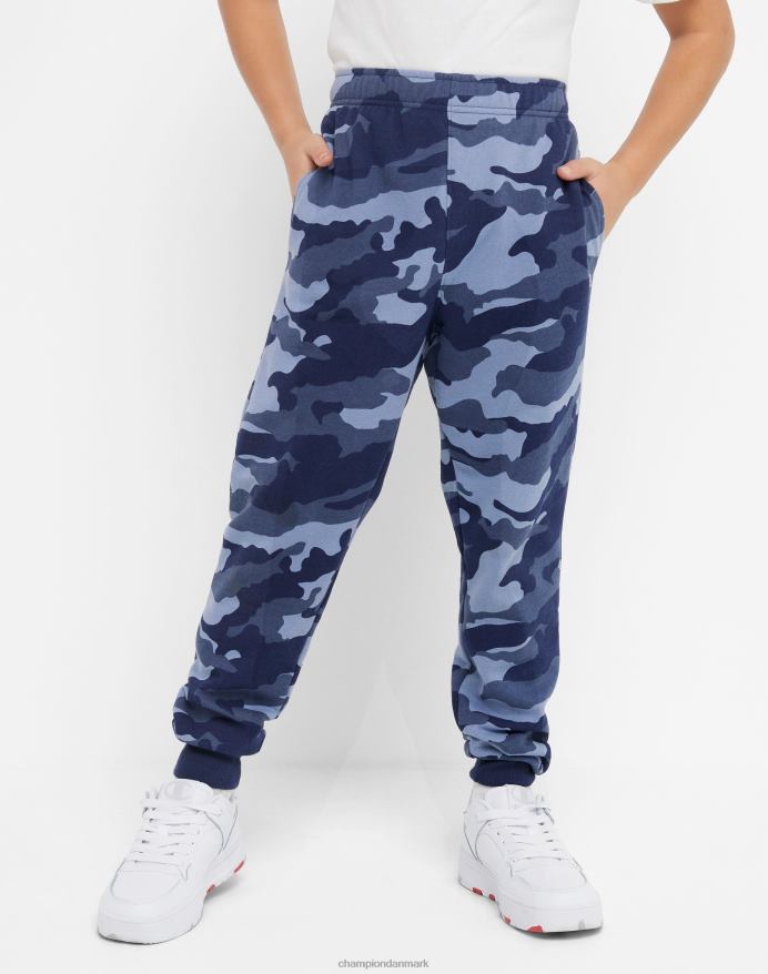 Champion drenge joggingbukser camo print 25 V6J661891 marineblå camo