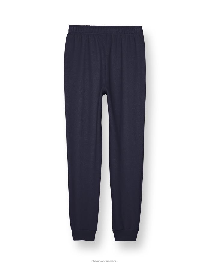 Champion store børns fransk frotté joggerbukser til drenge klassisk script 25 V6J661900 flåde