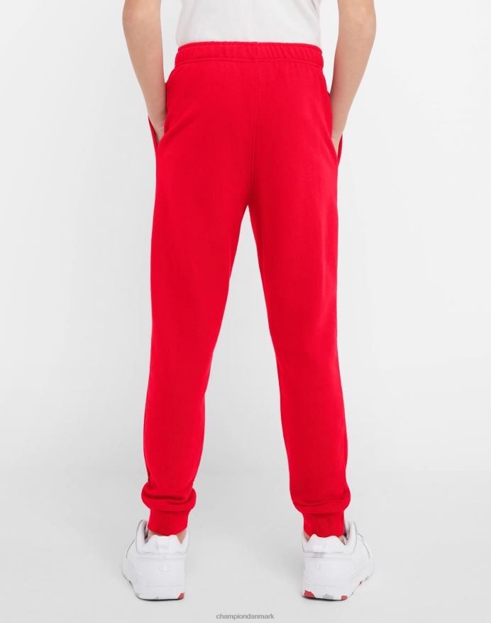 Champion store børns fransk frotté joggerbukser til drenge klassisk script 25 V6J661902 rød
