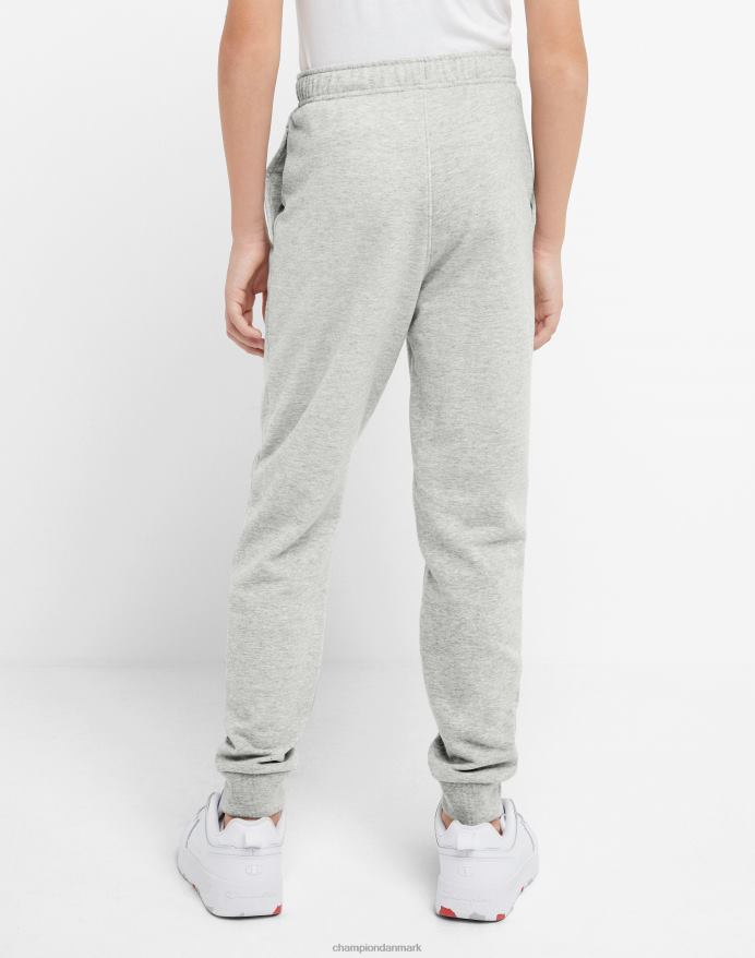 Champion store børns fransk frotté joggerbukser til drenge klassisk script 25 V6J661904 oxford grå lyng