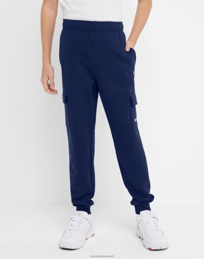 Champion store børns franske cargo-frottébukser til drenge c patch 25 V6J661897 flåde