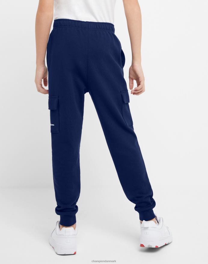 Champion store børns franske cargo-frottébukser til drenge c patch 25 V6J661897 flåde