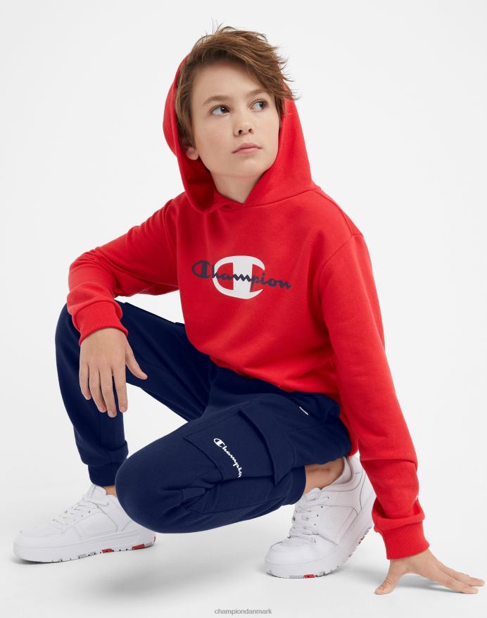 Champion store børns franske cargo-frottébukser til drenge c patch 25 V6J661897 flåde