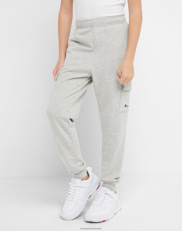 Champion store børns franske cargo-frottébukser til drenge c patch 25 V6J661899 oxford grå lyng