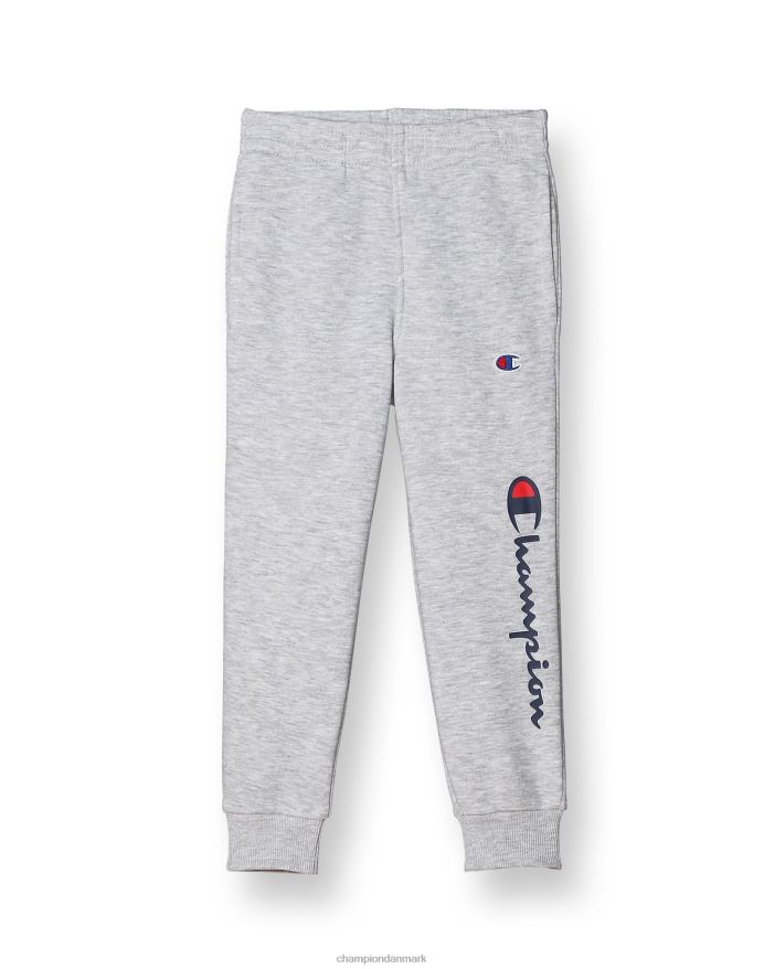 Champion store fleece joggers til børn klassisk script 25 V6J661906 oxford lyng