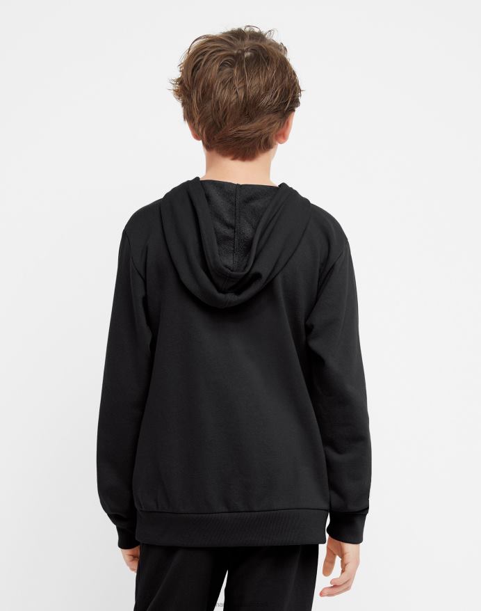 Champion store børns fransk frotté grafisk drenge hættetrøje klassisk script & c V6J661826 sort