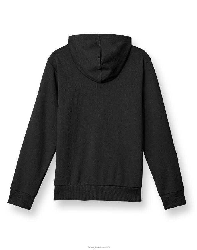 Champion store børns fransk frotté sweatshirt klassisk script V6J661836 sort