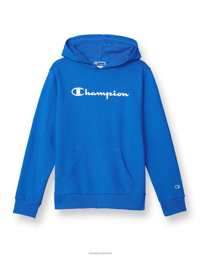 Champion store børns fransk frotté sweatshirt klassisk script V6J661838 bozzetto blå