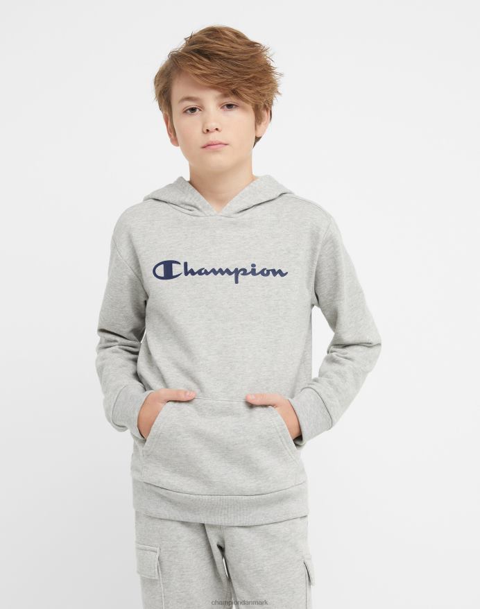 Champion store børns fransk frotté sweatshirt klassisk script V6J661839 oxford grå lyng