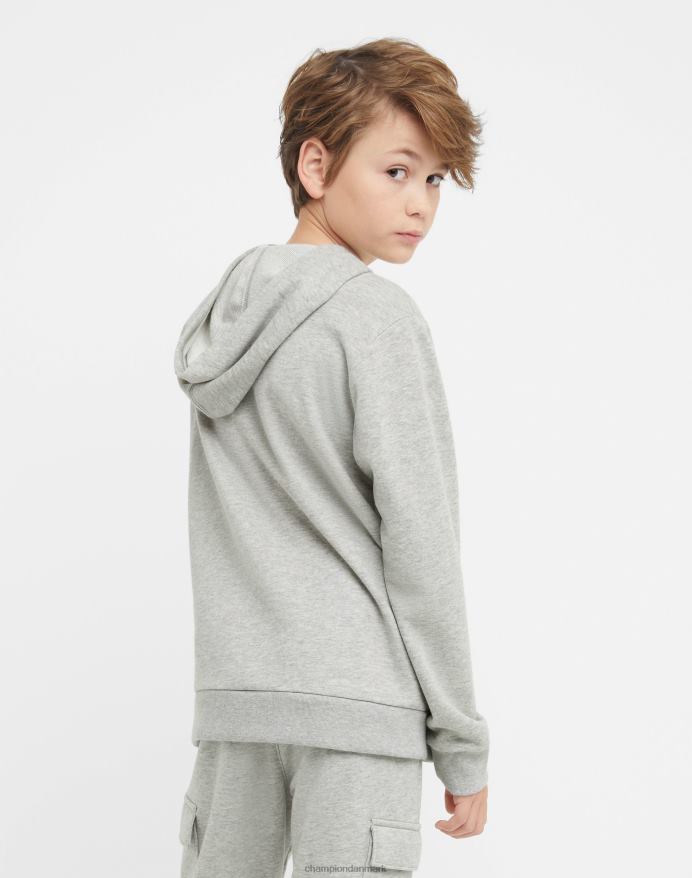 Champion store børns fransk frotté sweatshirt klassisk script V6J661839 oxford grå lyng