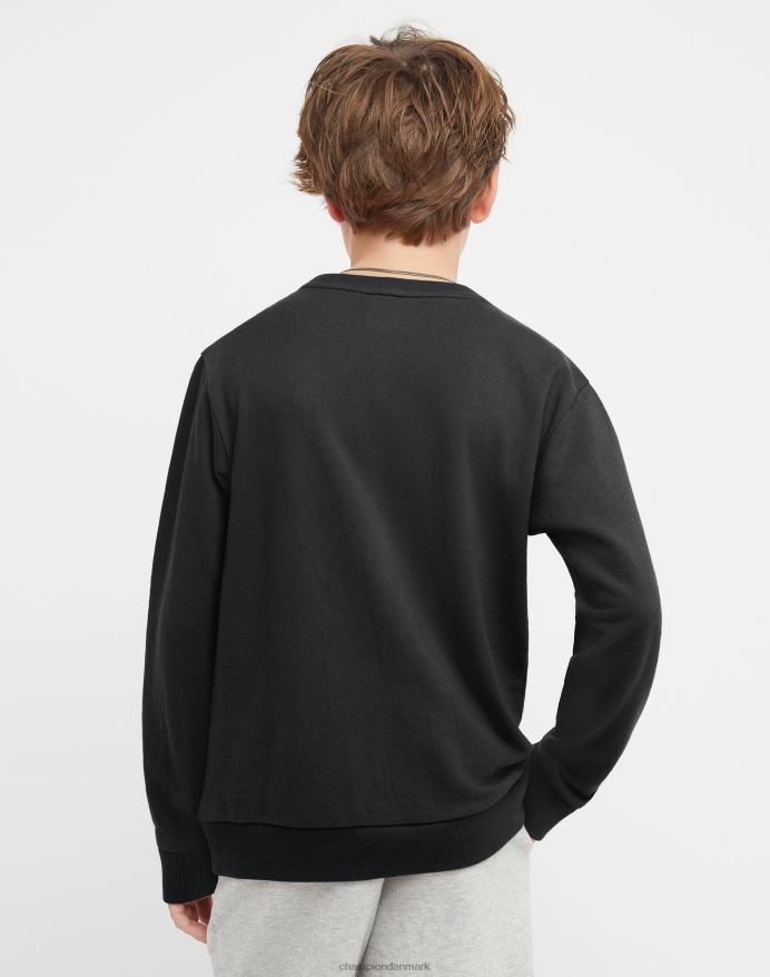 Champion store børns franske frotté-drenges klassiske manuskript V6J661830 sort