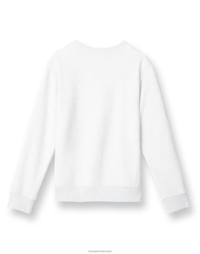 Champion store børns franske frotté-drenges klassiske manuskript V6J661831 hvid