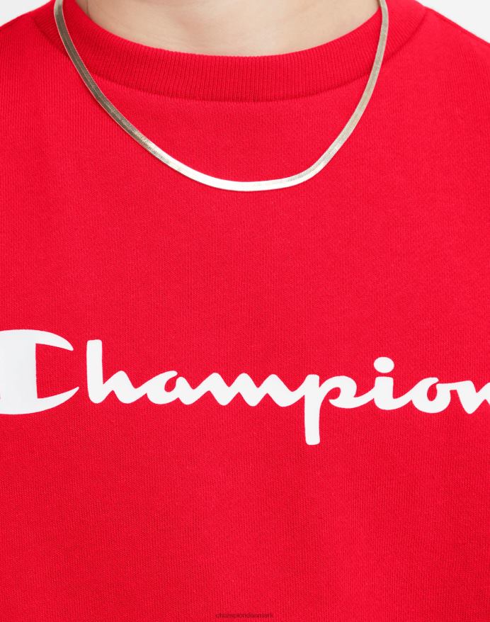 Champion store børns franske frotté-drenges klassiske manuskript V6J661832 rød