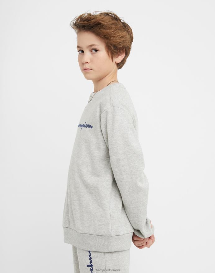 Champion store børns franske frotté-drenges klassiske manuskript V6J661834 oxford grå lyng
