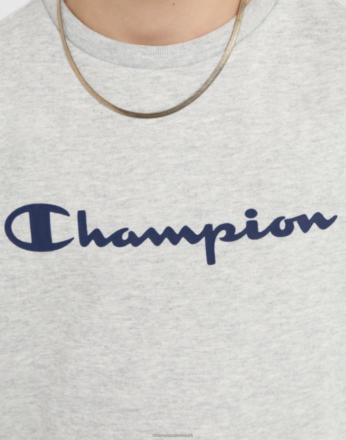 Champion store børns franske frotté-drenges klassiske manuskript V6J661834 oxford grå lyng