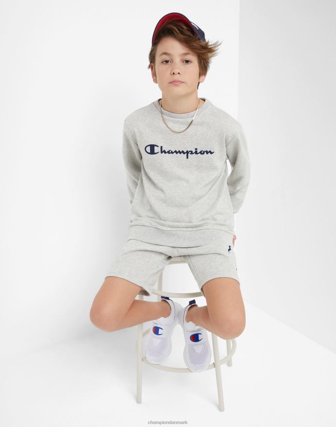 Champion store børns franske frotté-drenges klassiske manuskript V6J661834 oxford grå lyng