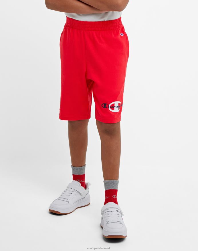 Champion ikoniske bomuldsshorts til drenge c 8 V6J661867 rød