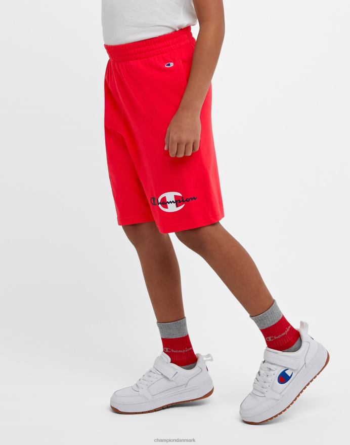 Champion ikoniske bomuldsshorts til drenge c 8 V6J661867 rød
