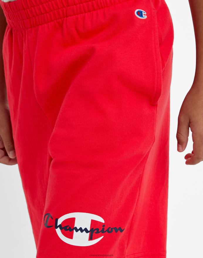 Champion ikoniske bomuldsshorts til drenge c 8 V6J661867 rød