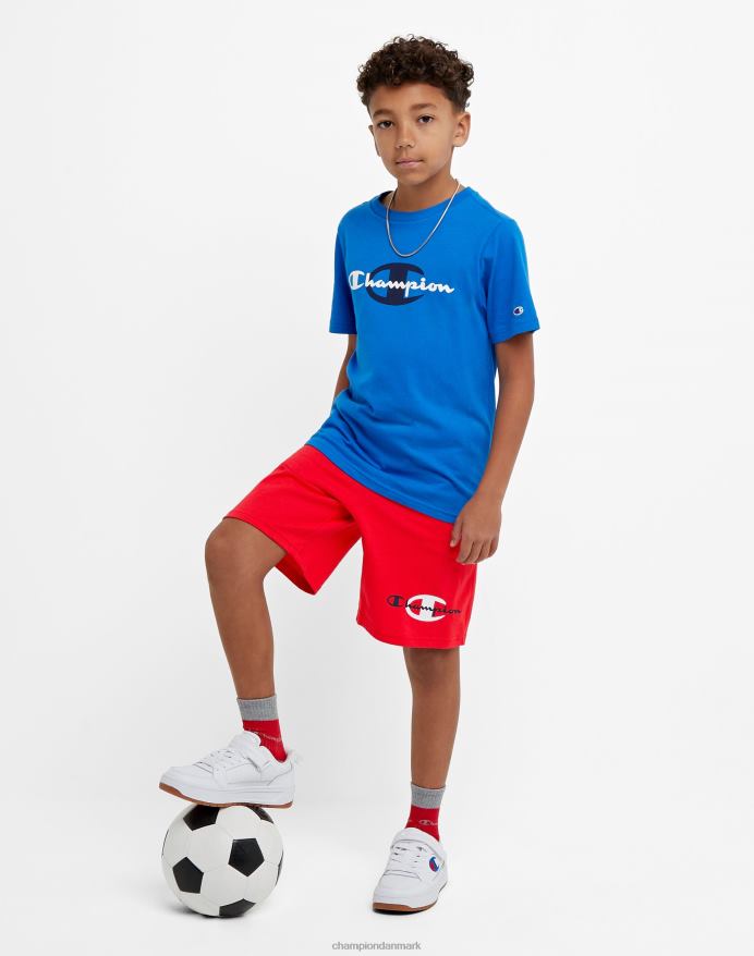 Champion ikoniske bomuldsshorts til drenge c 8 V6J661867 rød
