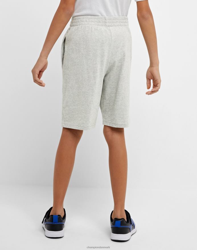 Champion store børneshorts i bomuld til drenge c logo 8 V6J661866 oxford grå lyng