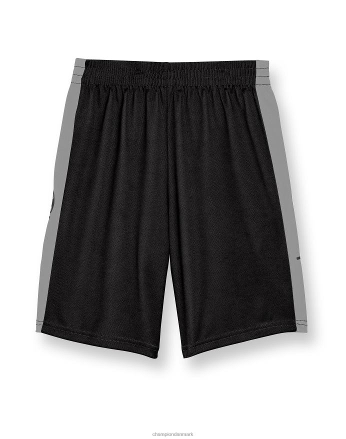 Champion store børns colorblock drengeshorts 8 V6J661874 sort/beton