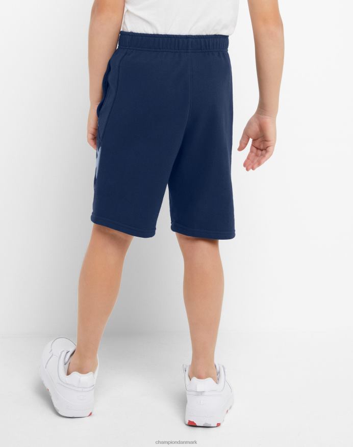 Champion store børns franske frotté-shorts til drenge camo print 8 V6J661872 marineblå camo