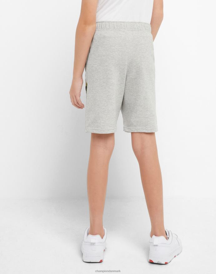 Champion store børns franske frotté-shorts til drenge camo print 8 V6J661873 oxford grå lyng/camo