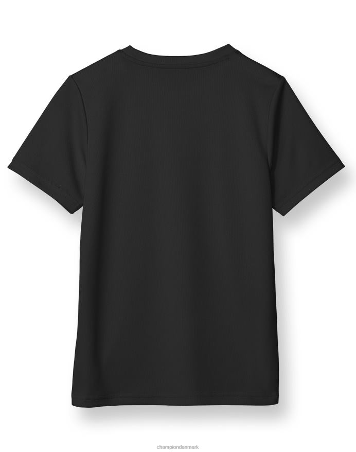 Champion store børns kortærmede drenge t-shirt klassisk script V6J661860 sort