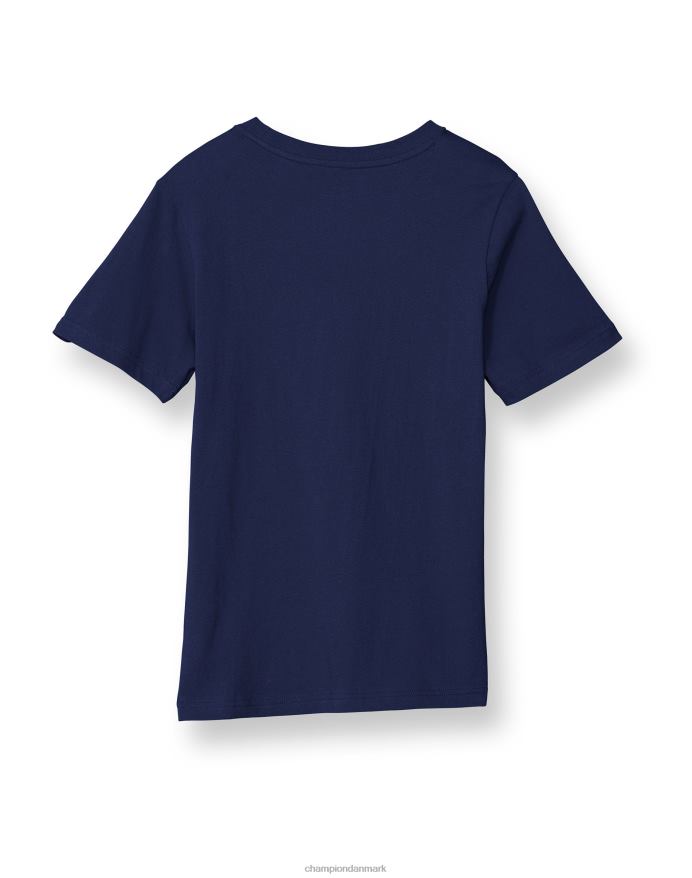 Champion store børns korte ærmer t-shirt til drenge script over store c V6J661853 atletisk flåde