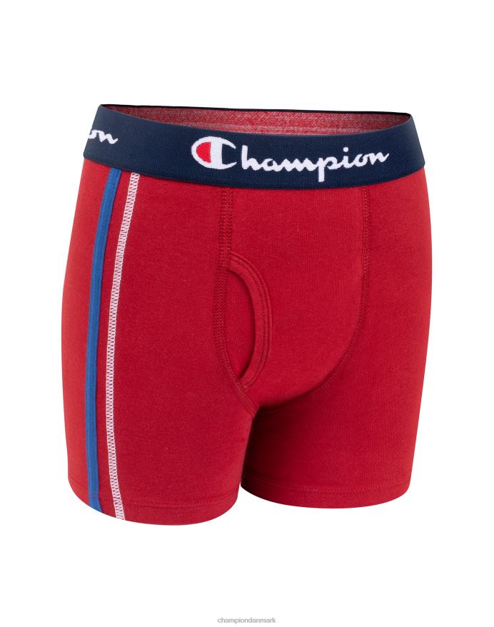 Champion drenges bomulds stretch boxershorts 4 par V6J661915 assorteret