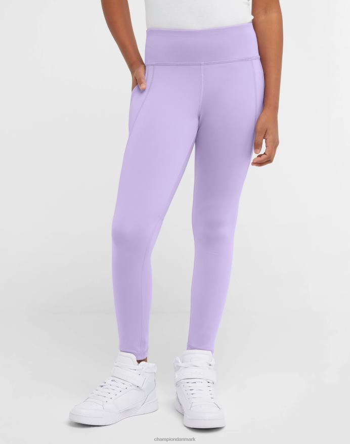 Champion store sportstights til piger 19 V6J661813 salt lilla