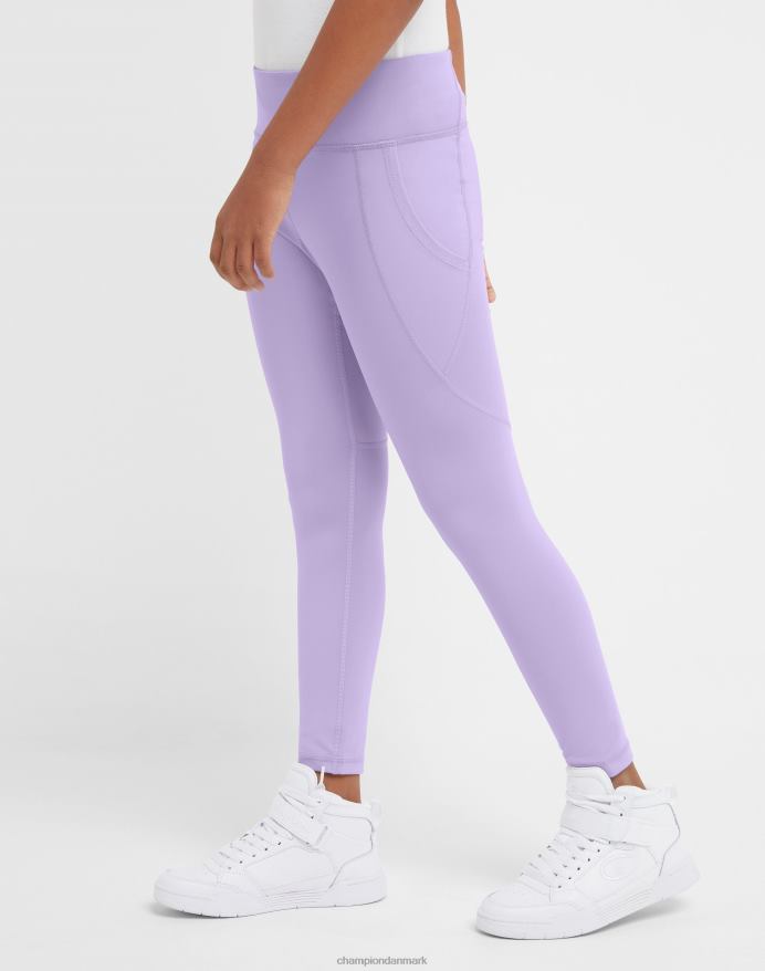 Champion store sportstights til piger 19 V6J661813 salt lilla