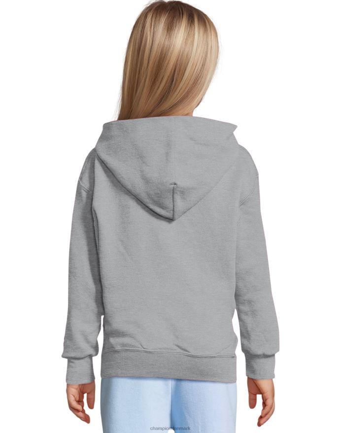 Champion store børns dobbelt tør fleece pullover hættetrøje V6J661780 let stål