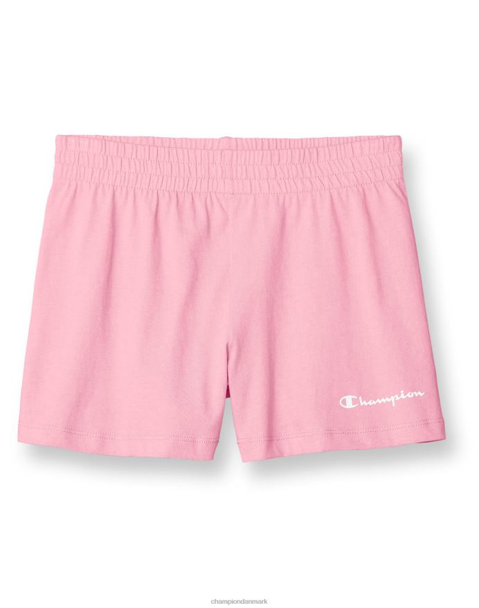 Champion store bomuldsshorts til piger klassisk script 3 V6J661801 gnist pink