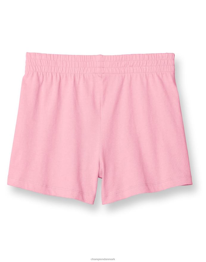 Champion store bomuldsshorts til piger klassisk script 3 V6J661801 gnist pink