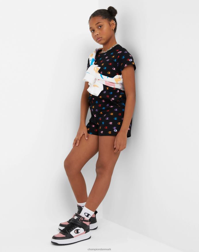 Champion store piger bomuldsshorts allover print 3 V6J661795 lille c aop sort