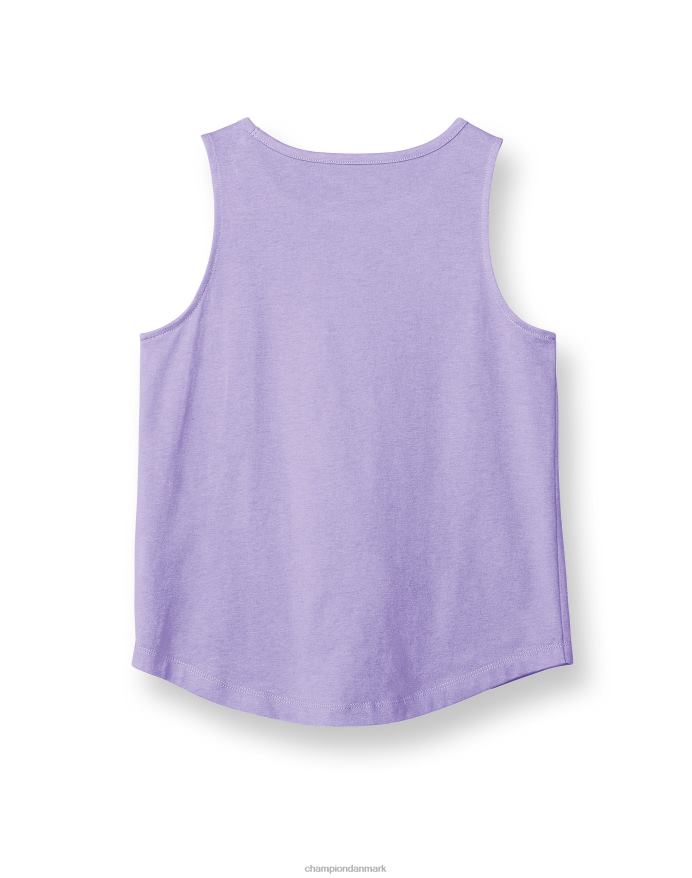 Champion store pigers klassiske tank gentagende ikonisk c-logo V6J661782 salt lilla