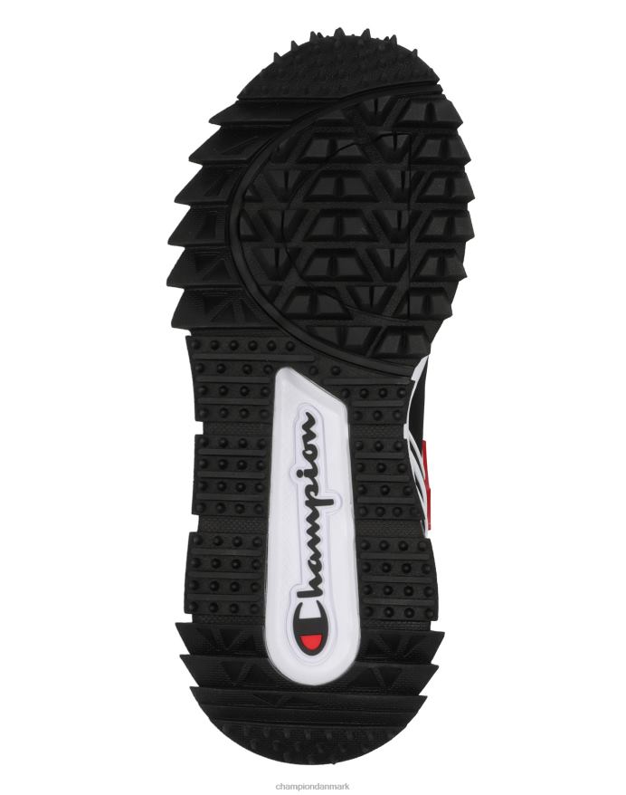 Champion 9318 extreme lr store børnesko V6J661933 sort/skarlagenrød/hvid