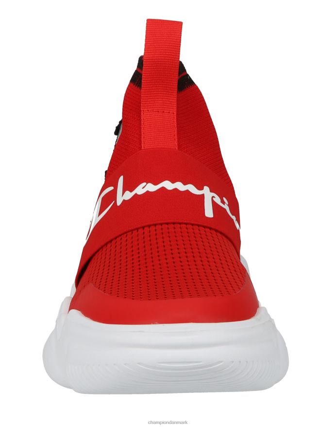 Champion meloso rally pro store børnesko V6J661925 skarlagen/hvid