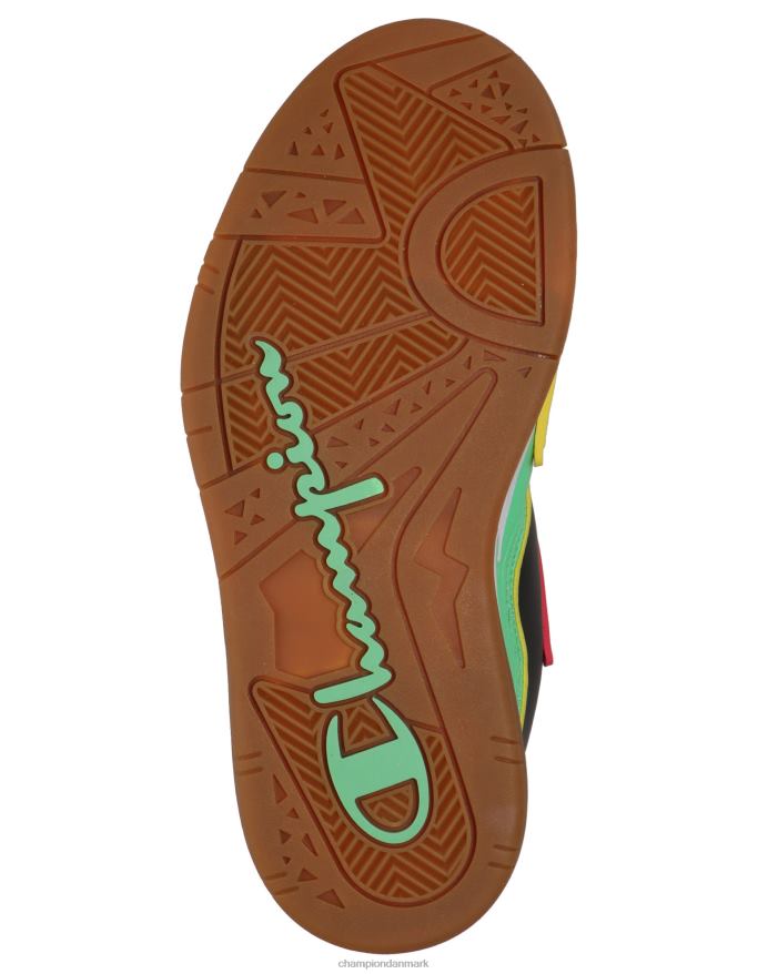Champion rezone drill lo store børnesko V6J661926 sort/fjeder/multi