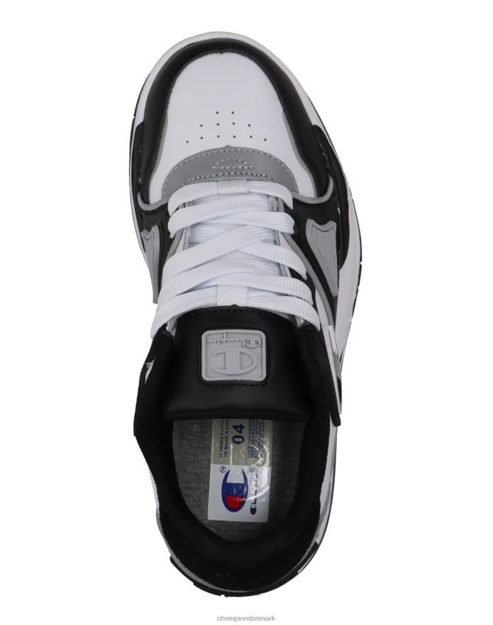 Champion rezone drill lo store børnesko V6J661927 hvid/sort/grå