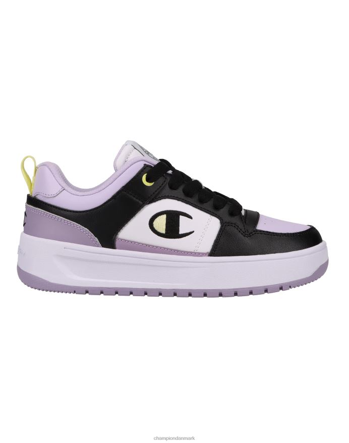 Champion drome lo cb hvid/sort/lilla-multi V6J661766