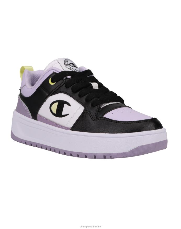 Champion drome lo cb hvid/sort/lilla-multi V6J661766