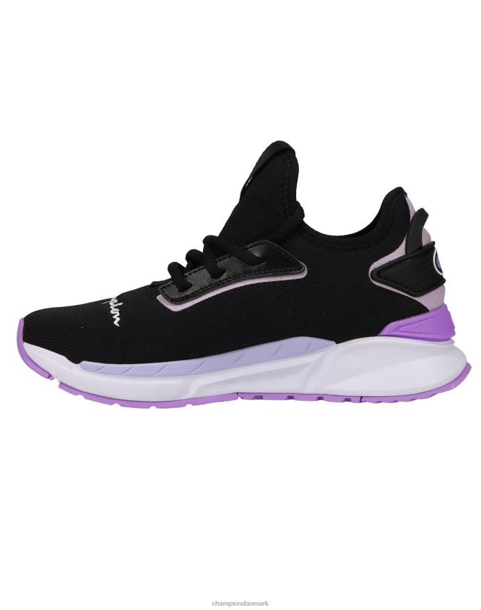 Champion flexer klare sko V6J661751 sort/lavendel/salt lilla