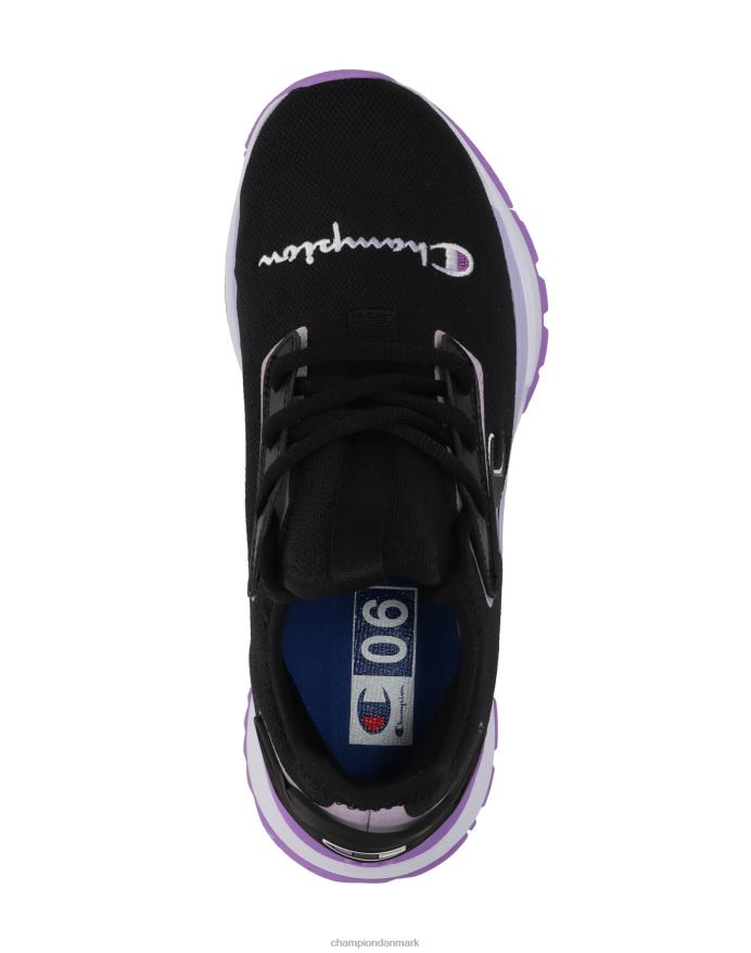 Champion flexer klare sko V6J661751 sort/lavendel/salt lilla