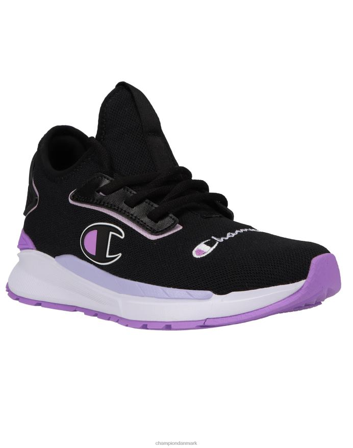 Champion flexer klare sko V6J661751 sort/lavendel/salt lilla