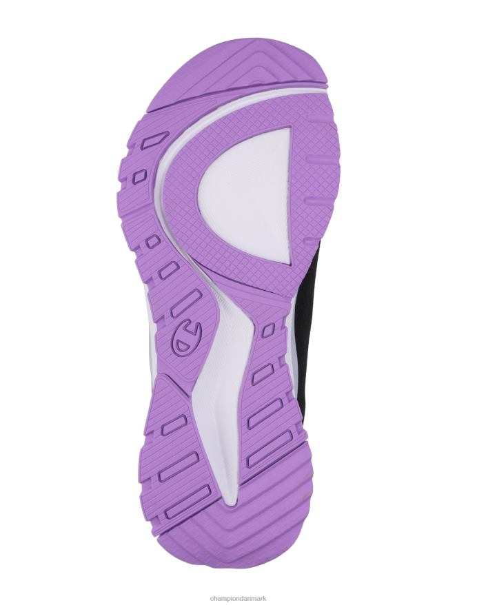 Champion flexer klare sko V6J661751 sort/lavendel/salt lilla