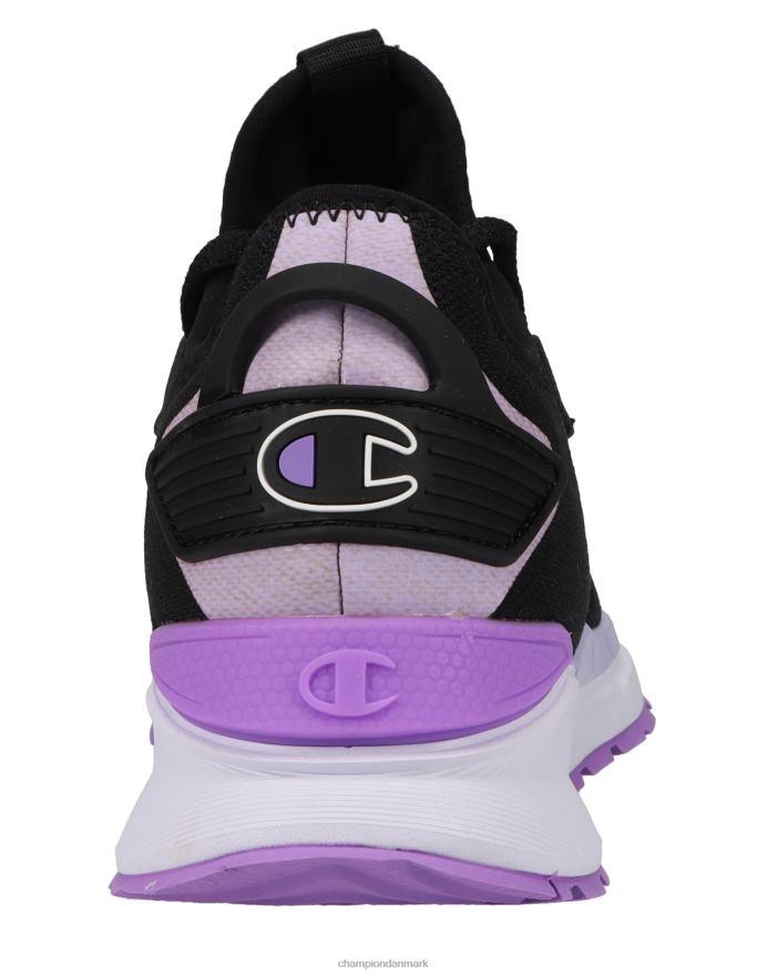 Champion flexer klare sko V6J661751 sort/lavendel/salt lilla