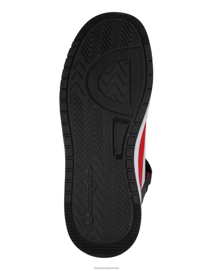 Champion drome hi cb hvid/sort/skarlagen V6J66931